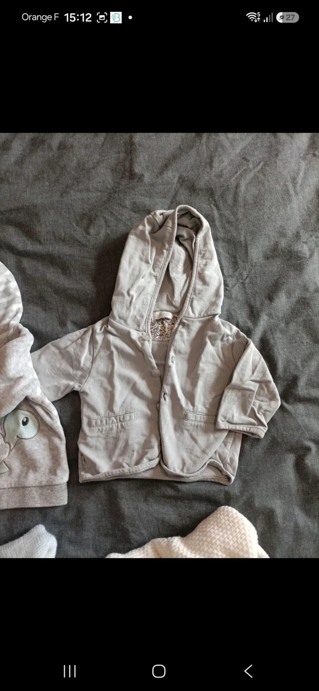 Lote de 4 coletes para bebê menino de 3 meses – photo 2